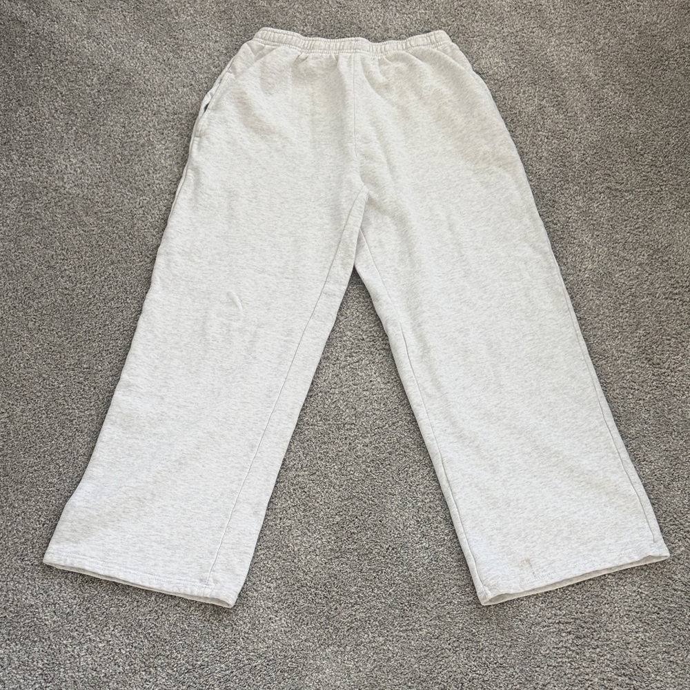 Brandy Melville Gray Wide Leg Sweatpants